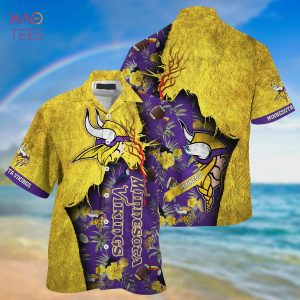 NEW Minnesota Vikings NFL God Hawaiian Shirt