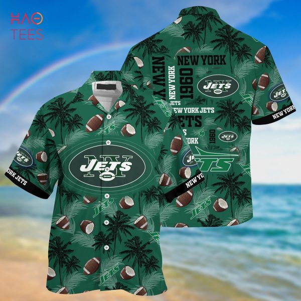 NEW York Jets NFL Hawaiian Shirt And Short