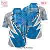 NFL Detroit Lions Hawaiian Shirt Graphic American Flag Print This Summer Gift For Fans