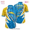 NFL Los Angeles Chargers Hawaiian Shirt Graphic American Flag Print This Summer Gift For Fans