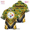 NFL Pittsburgh Steelers Team Beach Shirt For Sports Steelers Fans Hawaiian Shirt