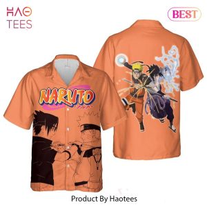 Naruto And Sasuke Hawaiian Shirt Anime Shirt for Men Women