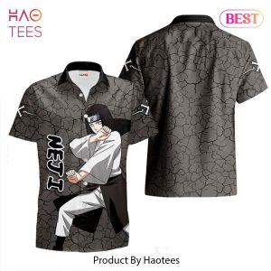 Neji Hyuga Hawaiian Shirts Custom Anime Merch Clothes for Men Women