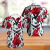 New Jersey Devils Hawaiian Shirt Tropical Flowers summer for fans