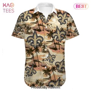 New Orleans Saints Hawaiian Shirt flower summer gift for fans