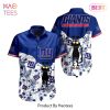 New York Giants NFL Hawaiian Shirt Black Cat Graphic 3D Printed Hawaii Shirt Short Fan Ever