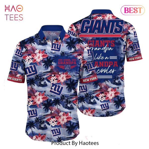 New York Giants NFL Hawaiian Shirt For Grandparent New Trending Beach Shirt