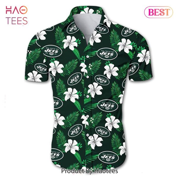 New York Jets Hawaiian Shirt Tropical Flower summer