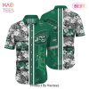 New York Jets NFL Graphic Tropical Pattern Hawaiian Shirt 3D Printed Beach Shirt Summer Gift For Fans