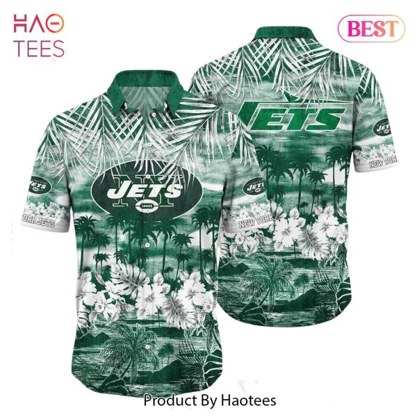 New York Jets NFL Hawaiian Shirt Style Tropical Pattern Summer For Awesome Fans