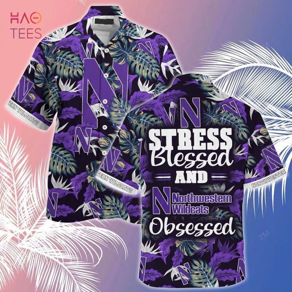 Northwestern Wildcats Summer Hawaiian Shirt And Shorts