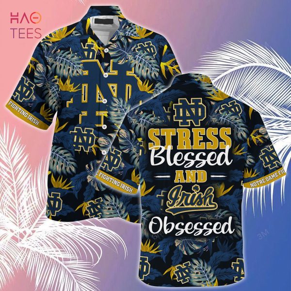 Notre Dame Fighting Irish Summer Hawaiian Shirt And Shorts