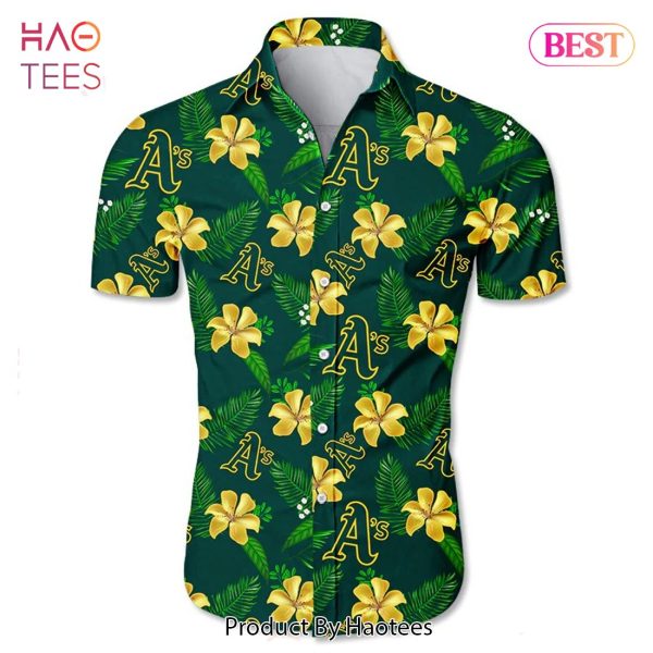 Oakland Athletics Hawaiian shirt Tropical flower gift for fans