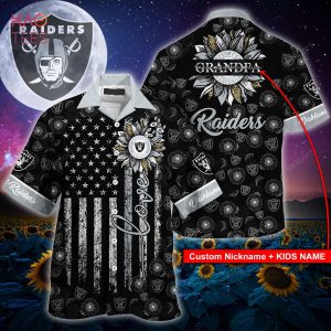 Oakland Raiders NFL Hawaiian Shirt