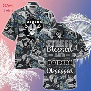 Oakland Raiders NFL-Summer Hawaiian Shirt And Shorts