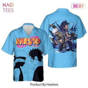 Obito And Kakashi Hawaiian Shirt Naruto Anime Shirt for Men Women