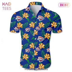 Oklahoma City Thunder Hawaiian shirt Tropical Flower summer