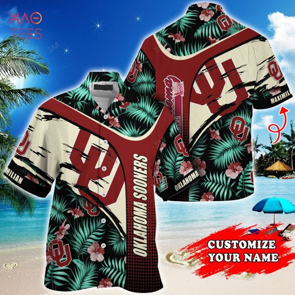 Oklahoma Sooners Customized Summer Hawaiian Shirt