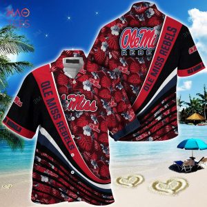 Ole Miss Rebels  Summer Hawaiian Shirt