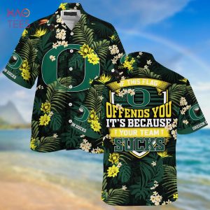 Oregon Ducks  Summer Hawaiian Shirt And Shorts