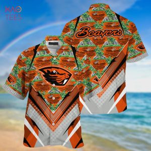 Oregon State Beavers  Summer Hawaiian Shirt And Shorts