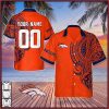 Personalize NFL Denver Broncos Polynesian Tattoo Design Hawaiian Shirt