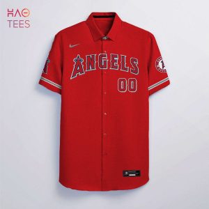 Personalized Los Angeles Angels All Over Print 3D Hawaiian Shirt