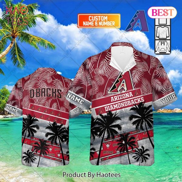 Personalized MLB Arizona Diamondbacks Palm Tree Hawaii Shirt