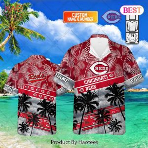 Personalized MLB Cincinnati Reds Palm Tree Hawaii Shirt