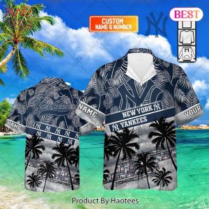 Personalized MLB New York Yankees Palm Tree Hawaii Shirt