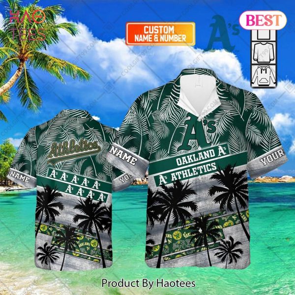 Personalized MLB Oakland Athletics Palm Tree Hawaii Shirt