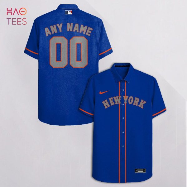 Personalized New York Mets All Over Print 3D Hawaiian Shirt