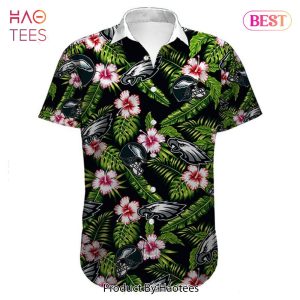 Philadelphia Eagles Hawaiian Shirt flower summer gift for fans