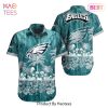 Philadelphia Eagles NFL Hawaii Graphic Tropical Pattern Style Summer Hawaiian Shirt