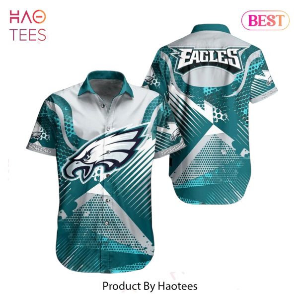 Philadelphia Eagles NFL Hawaiian Shirt Summer Short Sleeve Button Down Shirt Perfect Gift For Big Fans