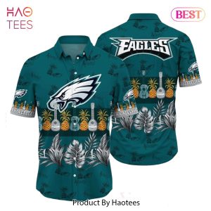 Philadelphia Eagles NFL Hawaiian Shirt Tropical Pattern Graphic Trends Summer Gift For Fan NFL