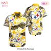 Pittsburgh Steelers NFL Hawaii Shirt Graphic Floral Printed This Summer Beach Shirt For Fans