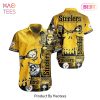 Pittsburgh Steelers NFL Hawaiian Shirt Skull Printed 3D New Trend Summer For Fans