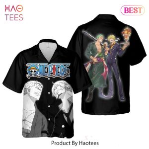 Roronoa Zoro VS Sanji Hawaiian Shirt One Piece Anime Shirt for Men Women