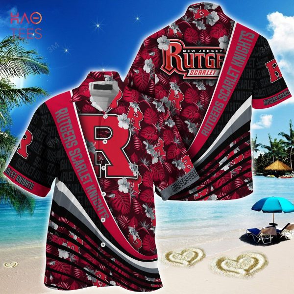 Rutgers Scarlet Knights Summer Hawaiian Shirt