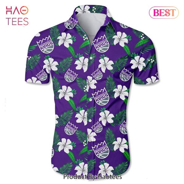 Sacramento Kings Hawaiian shirt Tropical Flower summer