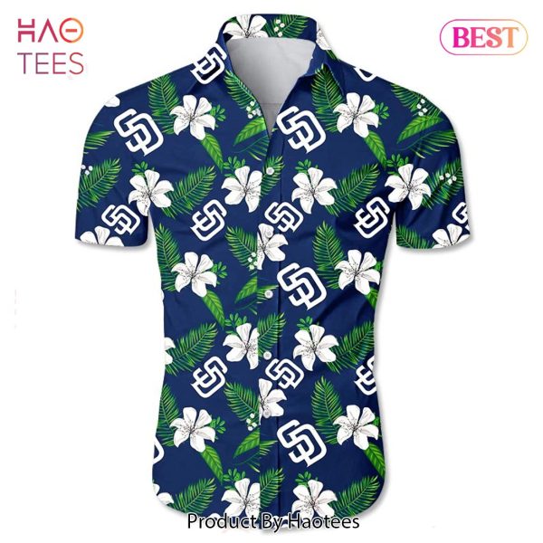 San Diego Padres Hawaiian shirt Tropical flower gift for fans