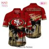 San Francisco 49ers NFL Hawaii Shirt Graphic Tropical Pattern Short Sleeve Hot Summer