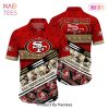 San Francisco 49ers NFL Hawaiian Shirt Graphic Tropical Pattern 3D Printed Beach Shirt Summer Gift For Fans