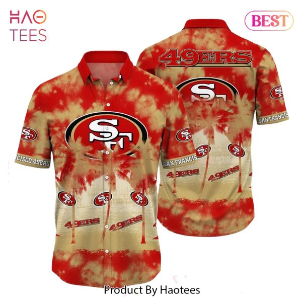 San Francisco 49ers NFL Hawaiian Shirt Tropical Pattern Graphic Short Sleeve Summer Gift For Fans