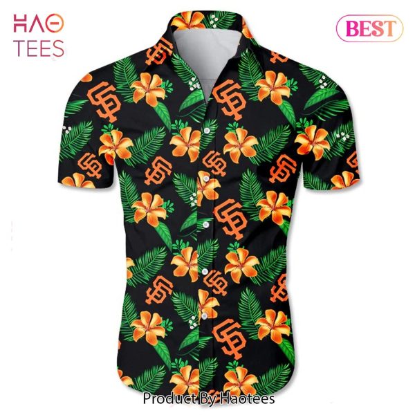 San Francisco Giants Hawaiian Shirt Tropical flower gift for fans