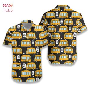 School Bus Driver Hawaiian Shirt