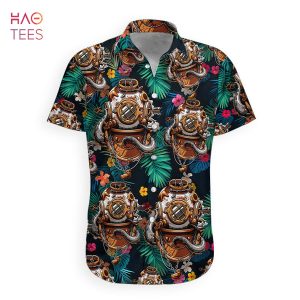 Scuba Diving Helmet Hawaii Shirt 3D Limited Edition