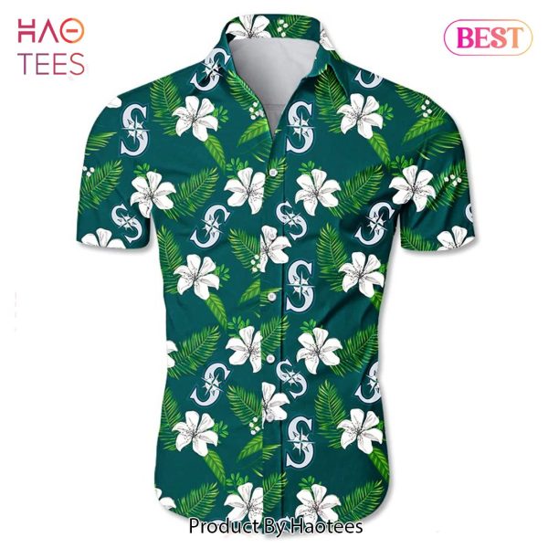 Seattle Mariners Hawaiian Shirt Tropical flower gift for fans