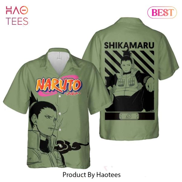 Shikamaru Hawaiian Shirt Naruto Anime Shirt for Men Women